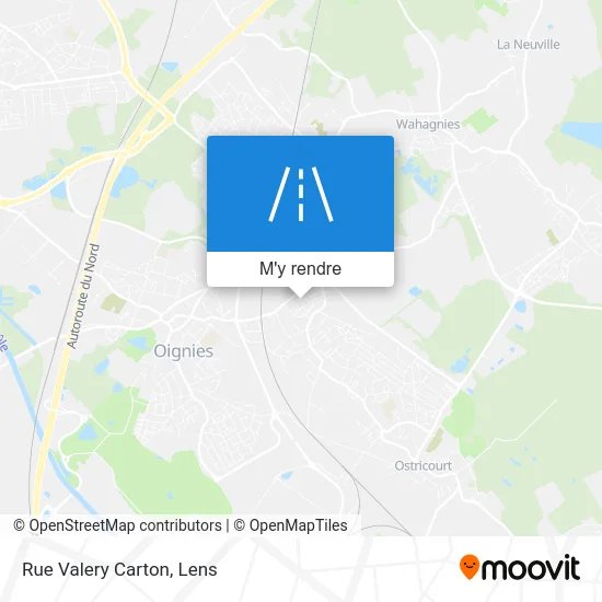 Rue Valery Carton plan