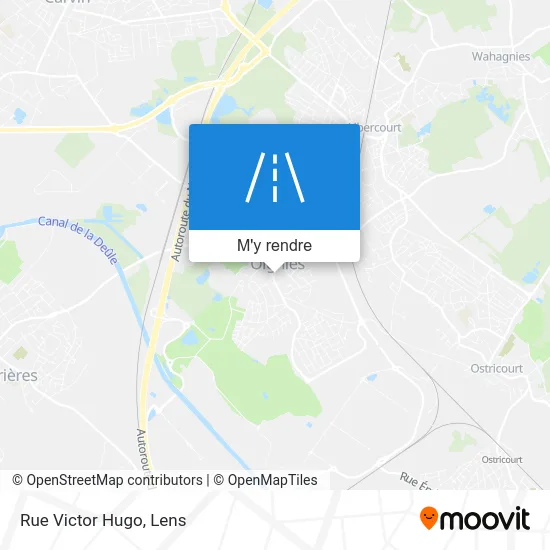 Rue Victor Hugo plan