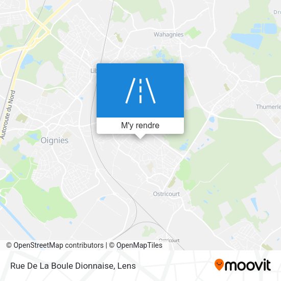 Rue De La Boule Dionnaise plan