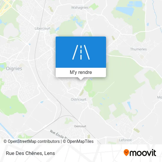 Rue Des Chênes plan