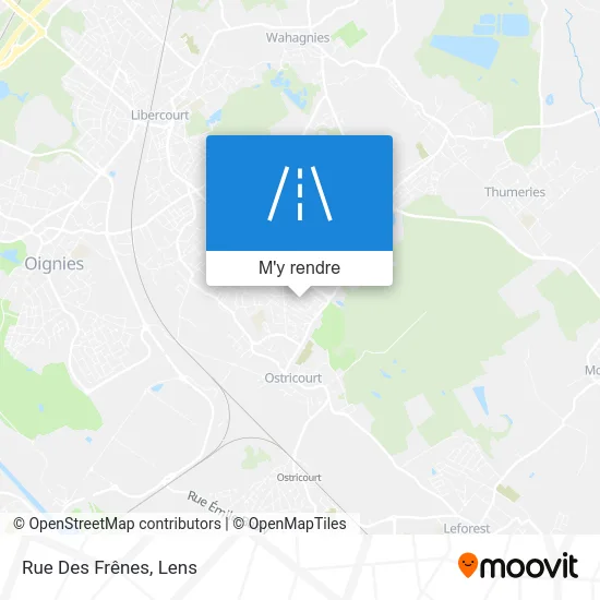 Rue Des Frênes plan