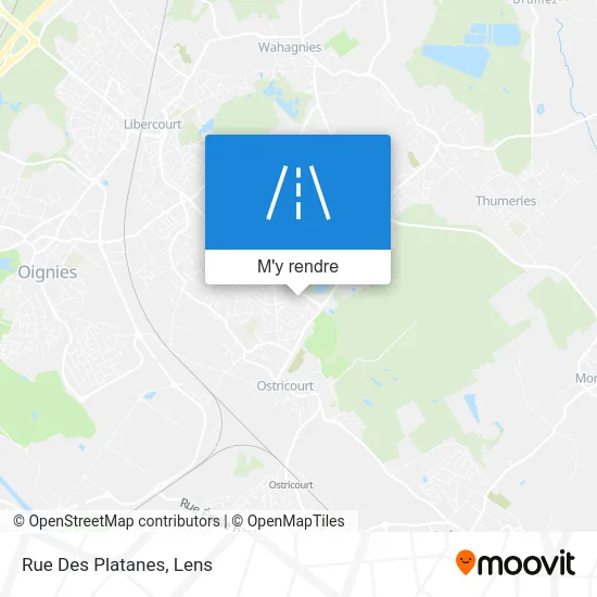 Rue Des Platanes plan