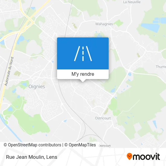 Rue Jean Moulin plan