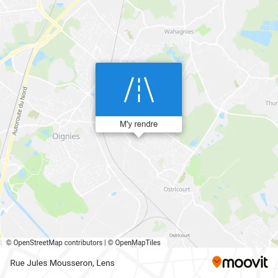 Rue Jules Mousseron plan