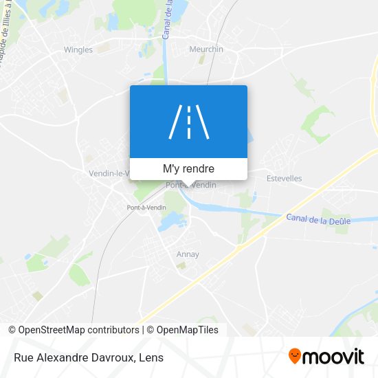 Rue Alexandre Davroux plan