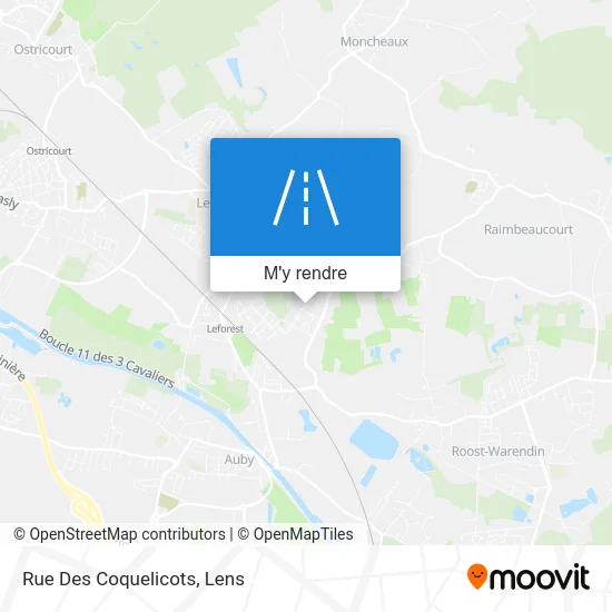 Rue Des Coquelicots plan