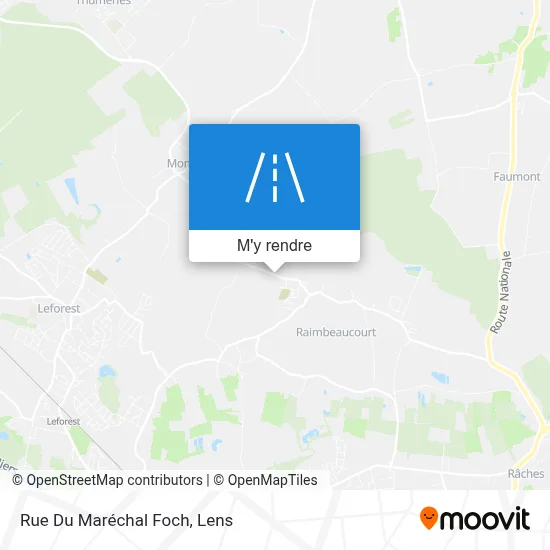 Rue Du Maréchal Foch plan