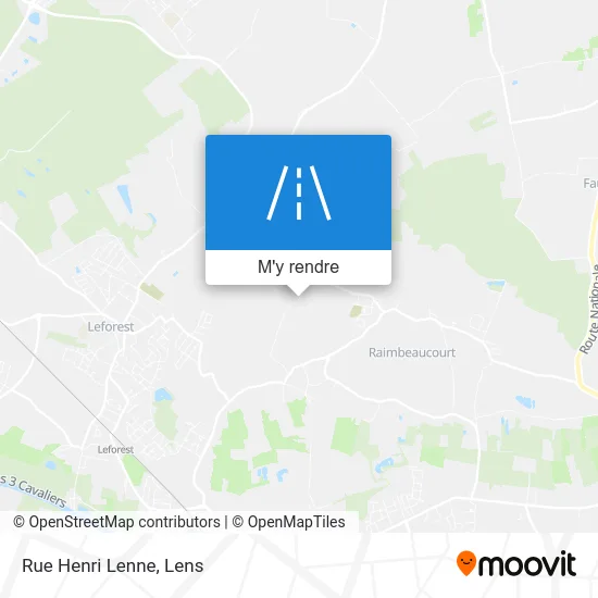 Rue Henri Lenne plan