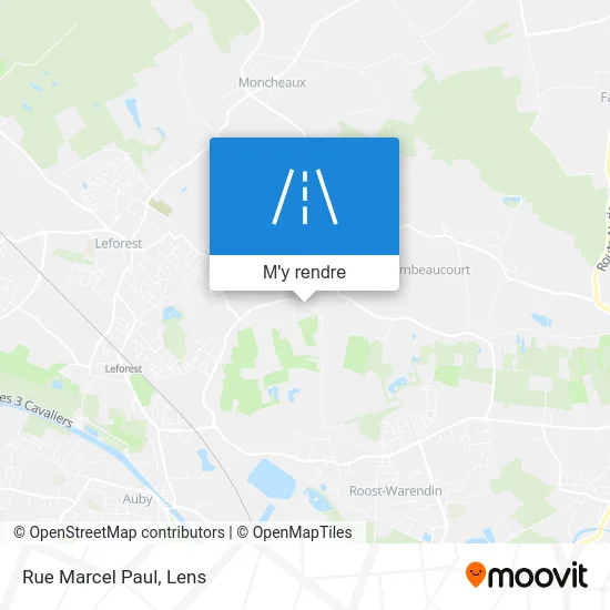 Rue Marcel Paul plan