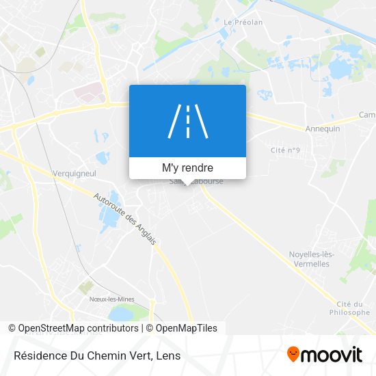 Résidence Du Chemin Vert plan