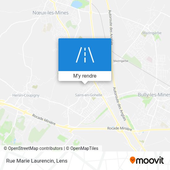 Rue Marie Laurencin plan