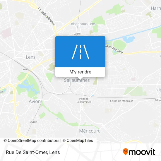 Rue De Saint-Omer plan