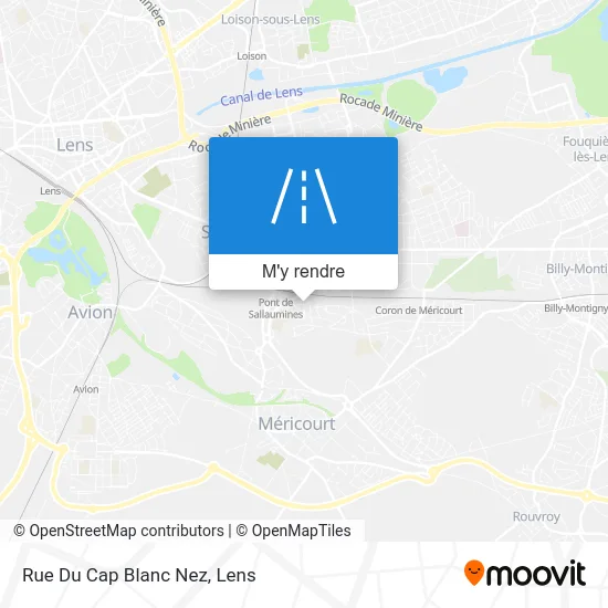 Rue Du Cap Blanc Nez plan