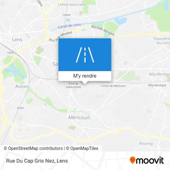 Rue Du Cap Gris Nez plan