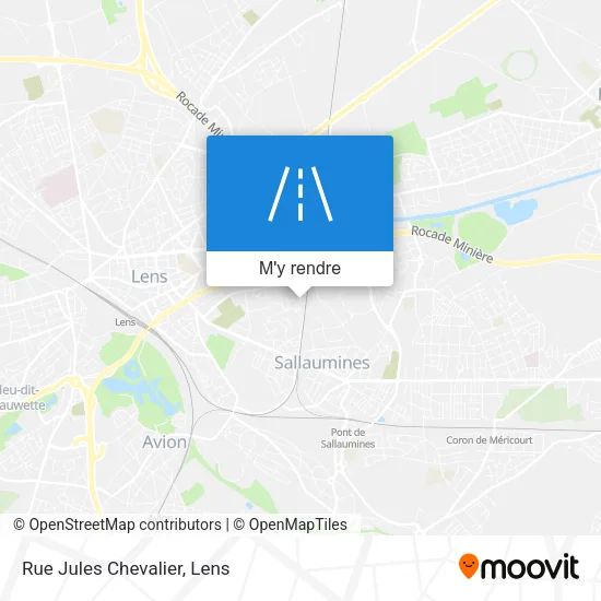 Rue Jules Chevalier plan