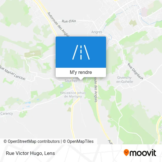 Rue Victor Hugo plan