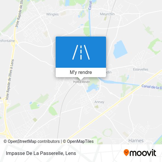Impasse De La Passerelle plan