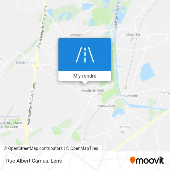 Rue Albert Camus plan