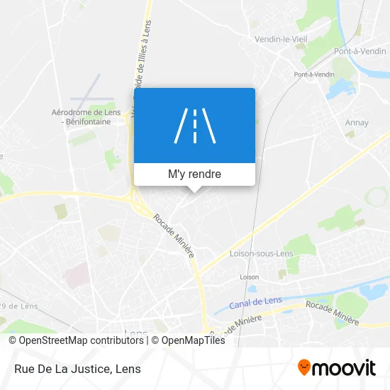 Rue De La Justice plan