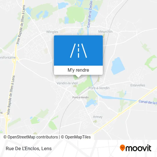 Rue De L'Enclos plan