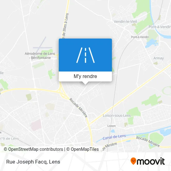 Rue Joseph Facq plan