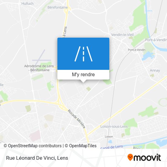 Rue Léonard De Vinci plan