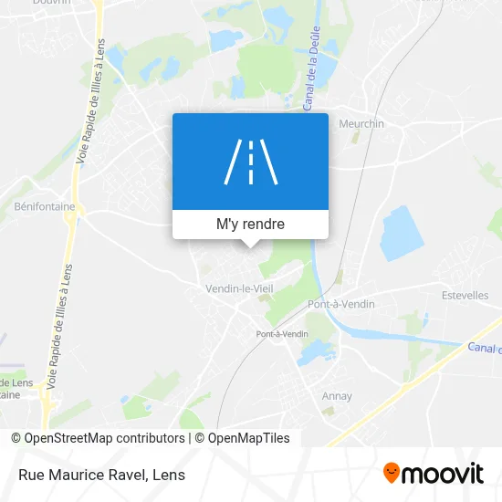 Rue Maurice Ravel plan