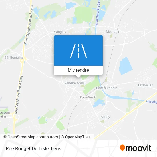 Rue Rouget De Lisle plan