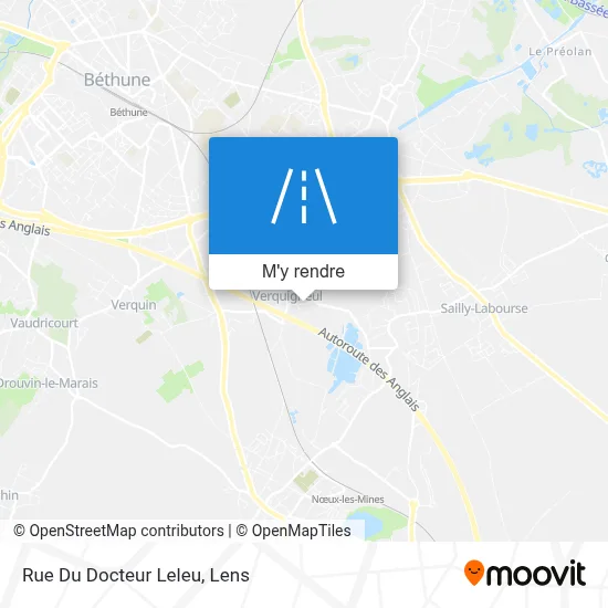 Rue Du Docteur Leleu plan