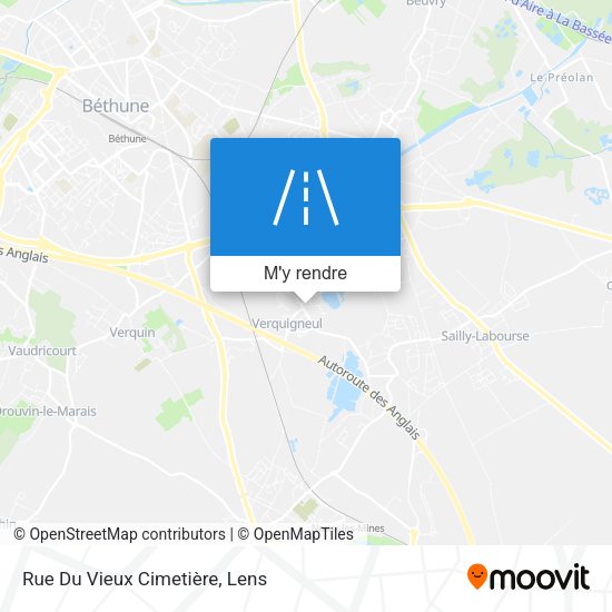 Rue Du Vieux Cimetière plan
