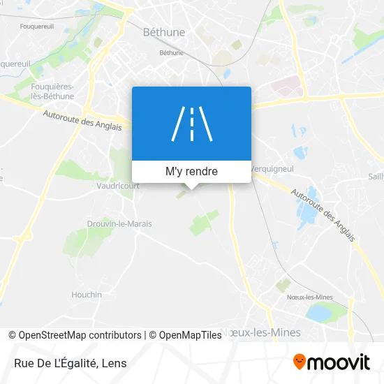 Rue De L'Égalité plan