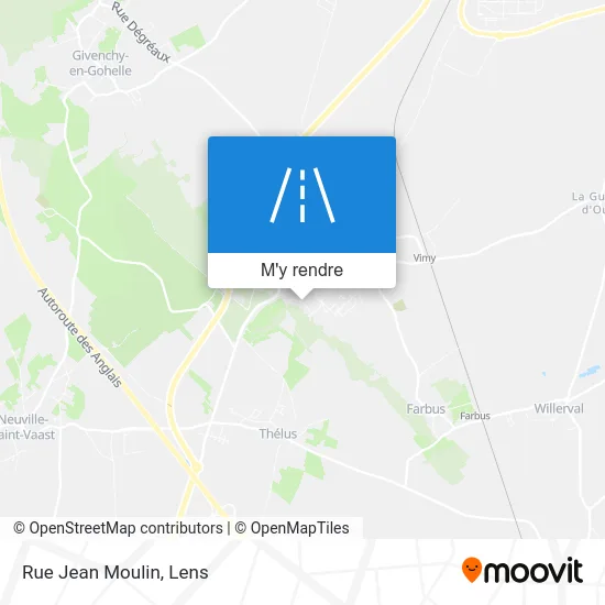 Rue Jean Moulin plan