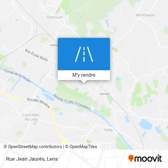 Rue Jean Jaurès plan