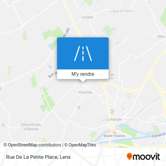 Rue De La Petite Place plan