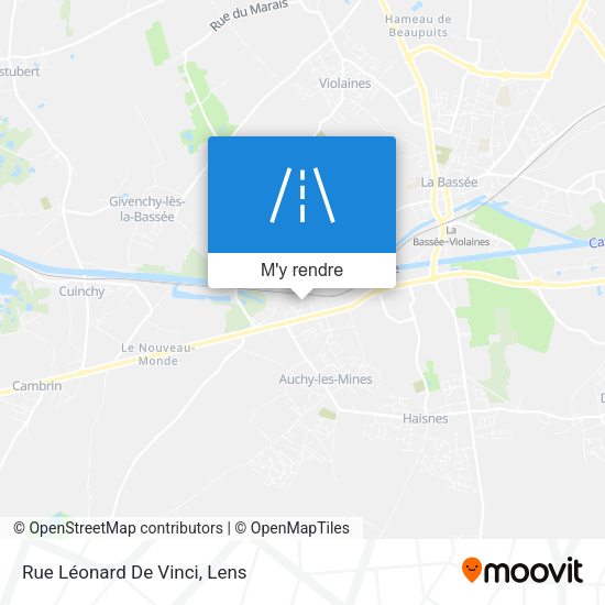 Rue Léonard De Vinci plan