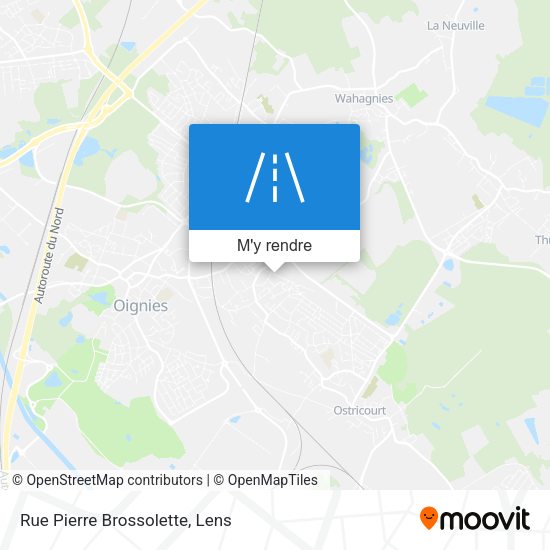 Rue Pierre Brossolette plan