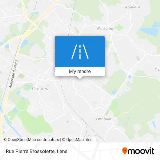 Rue Pierre Brossolette plan