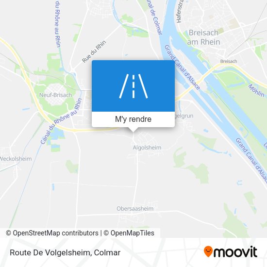 Route De Volgelsheim plan