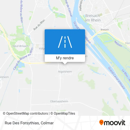 Rue Des Forsythias plan