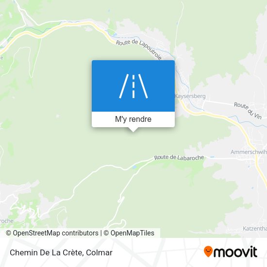 Chemin De La Crète plan
