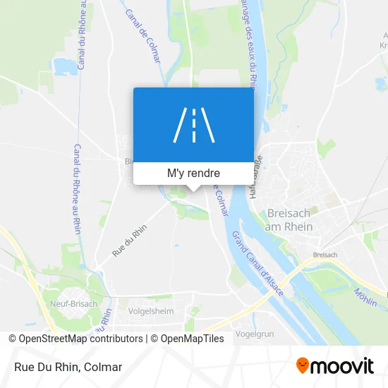 Rue Du Rhin plan