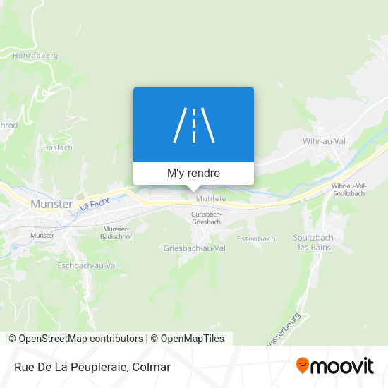 Rue De La Peupleraie plan