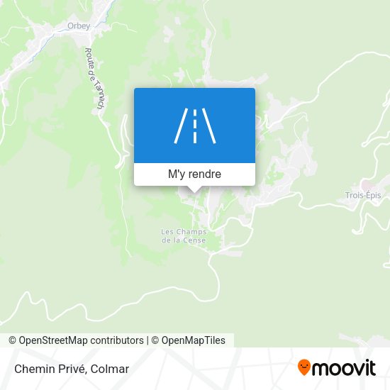Chemin Privé plan