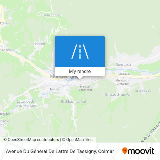 Avenue Du Général De Lattre De Tassigny plan