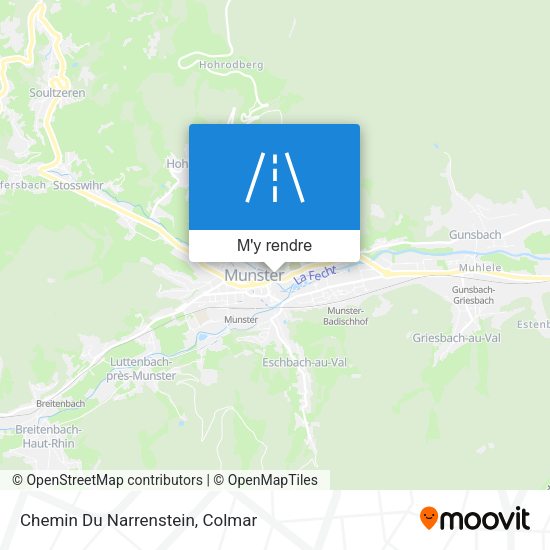 Chemin Du Narrenstein plan