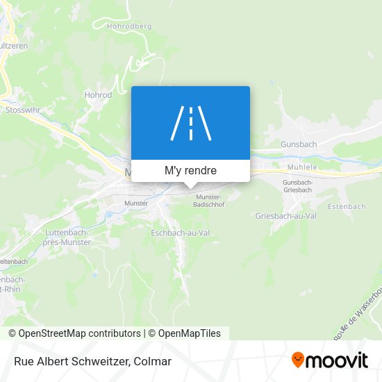 Rue Albert Schweitzer plan