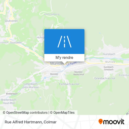Rue Alfred Hartmann plan