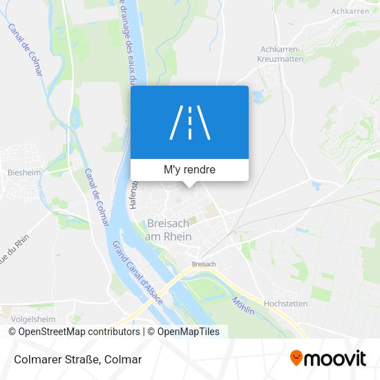 Colmarer Straße plan