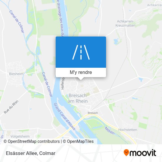 Elsässer Allee plan