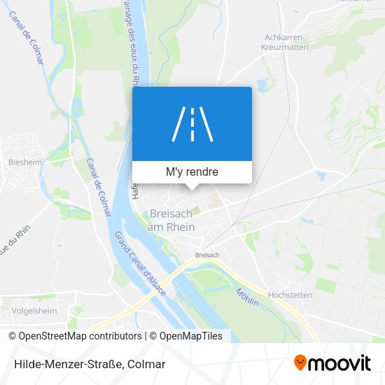 Hilde-Menzer-Straße plan